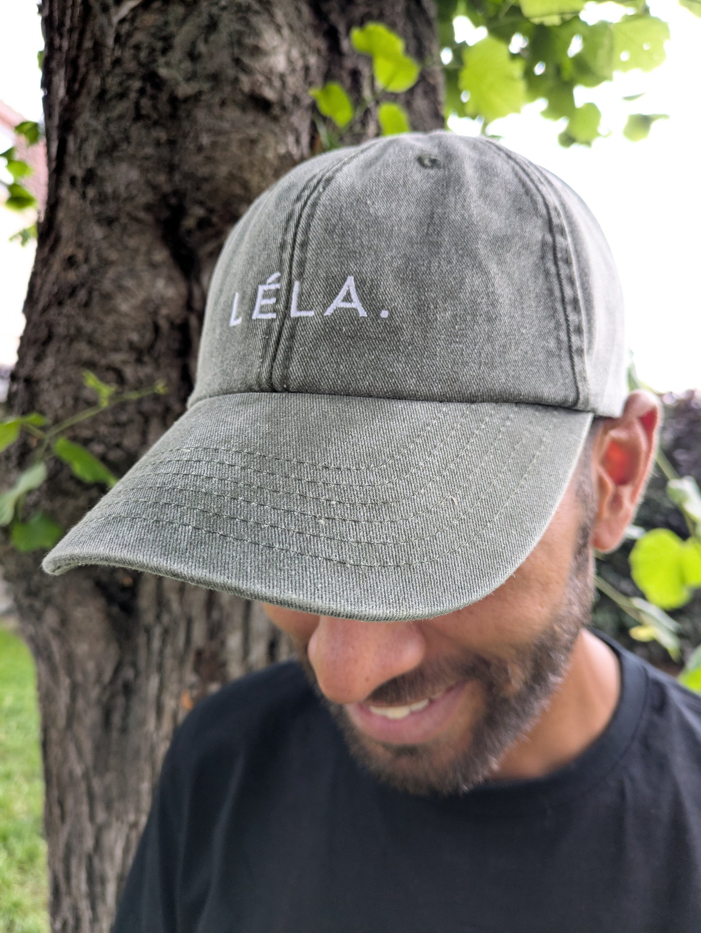 Casquette Vintage vert olive