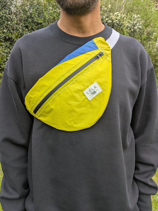 Sac banane upcyclé jaune