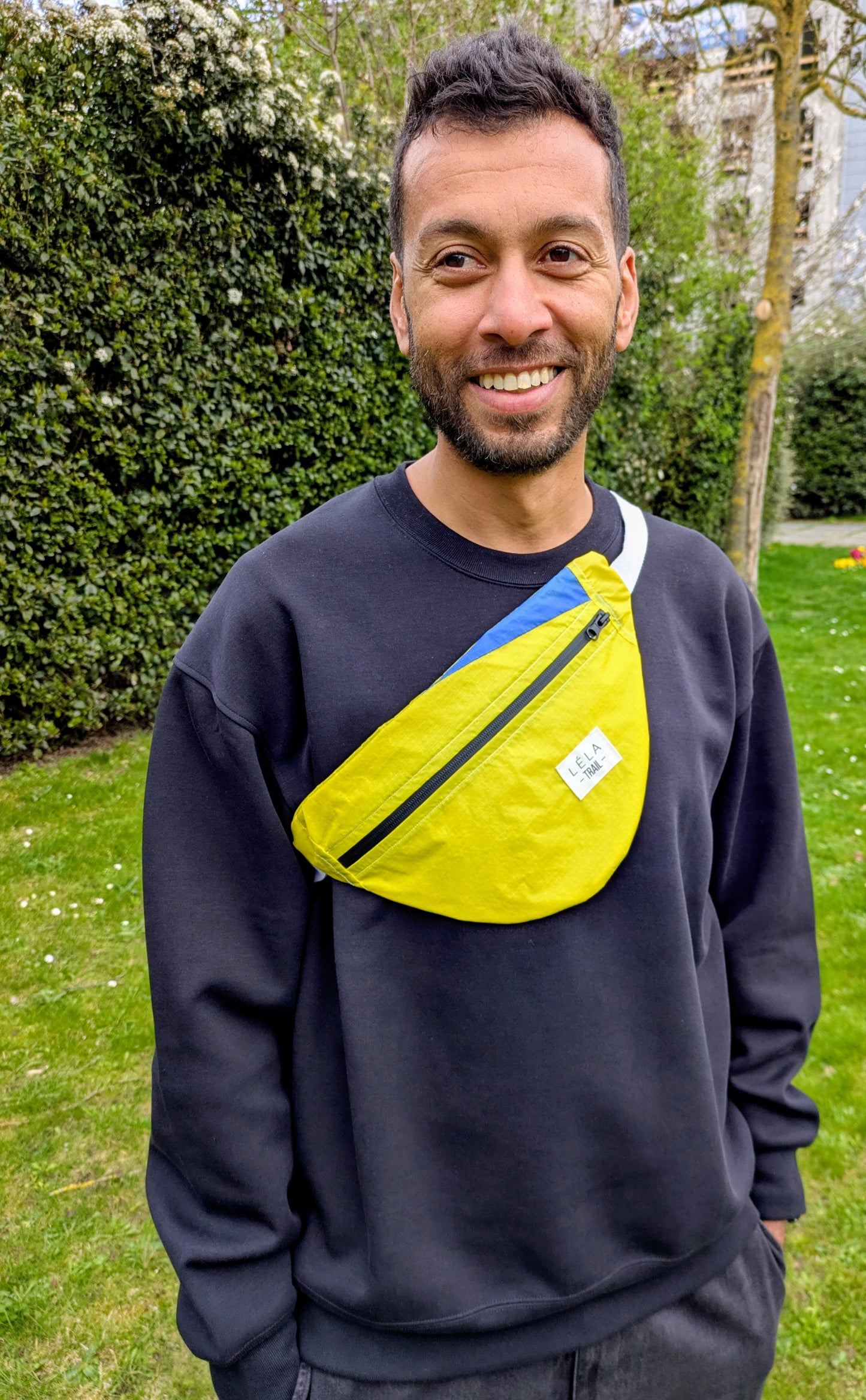 Sac banane upcyclé jaune