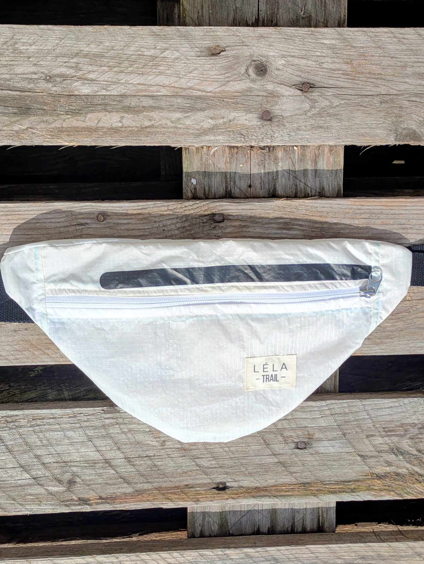 Sac banane upcyclé blanc